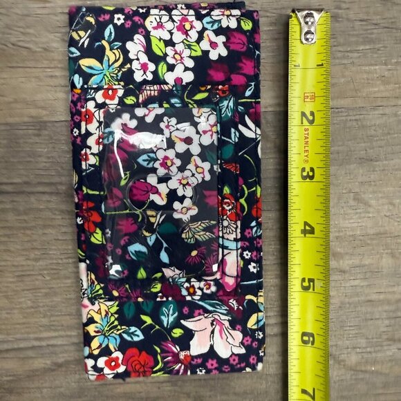 Vera Bradley Checkbook cover Cotton Brush Up - Picture 2 of 2